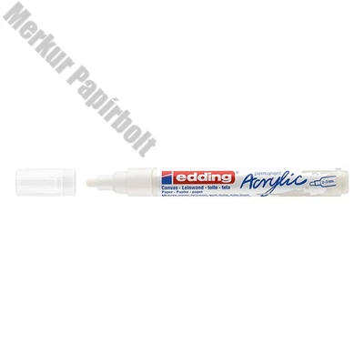 Akril marker EDDING 5100 M 2-3 mm fehér