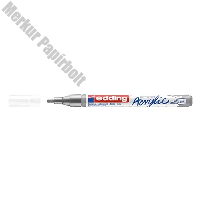 Akril marker EDDING 5300 F 1-2 mm ezüst