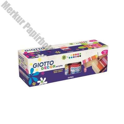 Akrilfesték GIOTTO 25ml 12  darabos