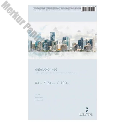 Akvarell rajztömb CREATIVE A/4 190 g 24 íves