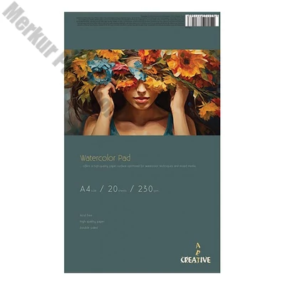 Akvarell rajztömb CREATIVE A/4 230 g 20 íves