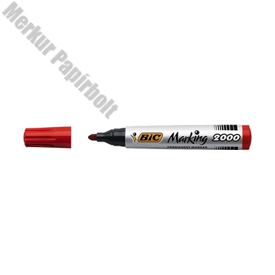 Alkoholos marker BIC 2000 kerek piros