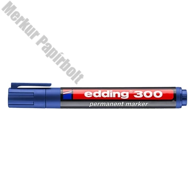 Alkoholos marker EDDING 300 kerek kék