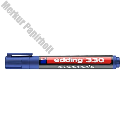 Alkoholos marker EDDING 330 vágott kék