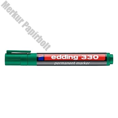 Alkoholos marker EDDING 330 vágott zöld