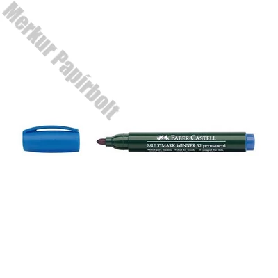 Alkoholos marker FABER-CASTELL 1578 Multimark Winner 52 kúpos 2,8mm kék