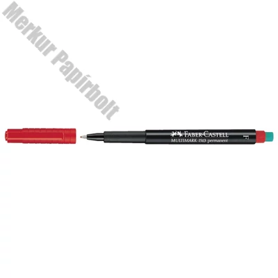 Alkoholos marker FABER-CASTELL F 0,6 mm piros