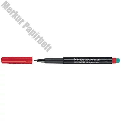Alkoholos marker FABER-CASTELL S 0,4 mm piros