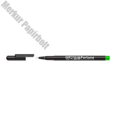 Alkoholos marker FORTUNA OHP S zöld