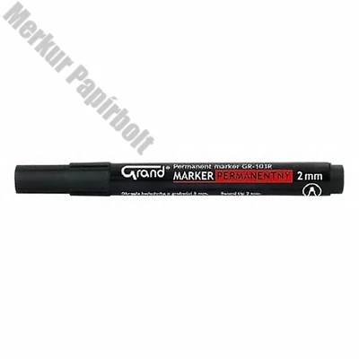 Alkoholos marker GRAND kerek fekete