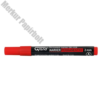 Alkoholos marker GRAND kerek piros