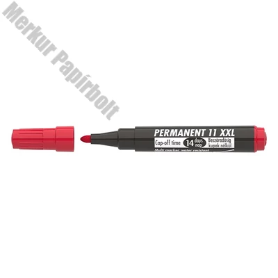Alkoholos marker ICO Permanent 11 XXL piros