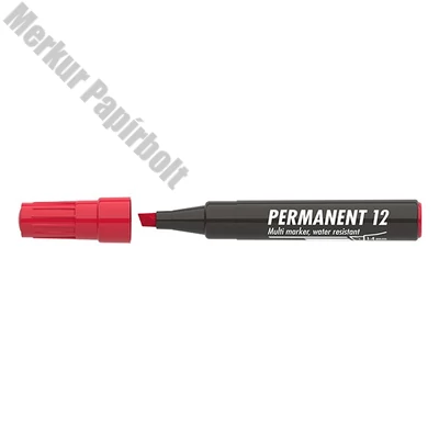 Alkoholos marker ICO Permanent 12 piros