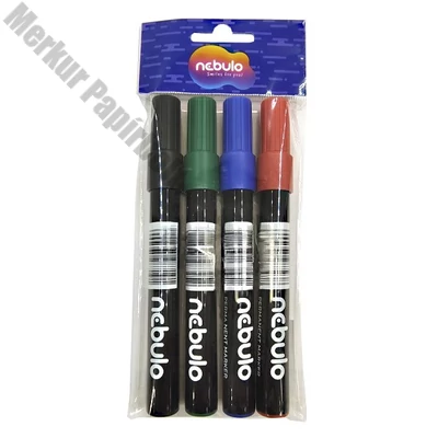 Alkoholos marker NEBULO 233-S kerek4 darabos
