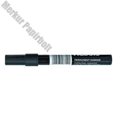 Alkoholos marker NEBULO 233-S kerek fekete