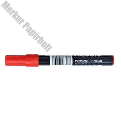 Alkoholos marker NEBULO 233-S kerek piros