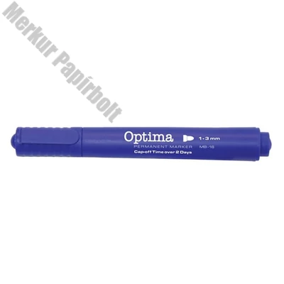 Alkoholos marker OPTIMA kerek kék
