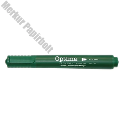 Alkoholos marker OPTIMA kerek zöld