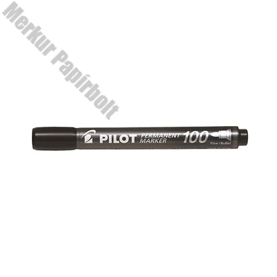 Alkoholos marker PILOT 100 kerek fekete