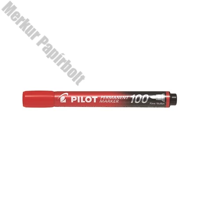 Alkoholos marker PILOT 100 kerek piros