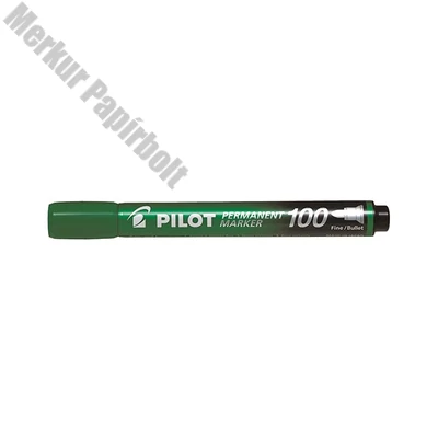 Alkoholos marker PILOT 100 kerek zöld