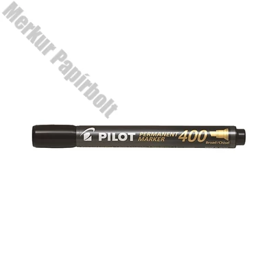 Alkoholos marker PILOT 400 vágott fekete