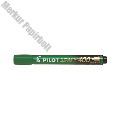 Alkoholos marker PILOT 400 vágott zöld