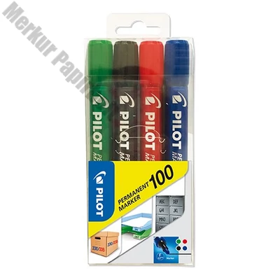Alkoholos marker PILOT 4 darabos