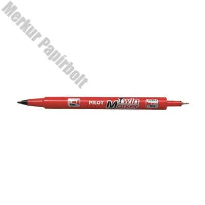 Alkoholos marker PILOT Twin BeGreen piros