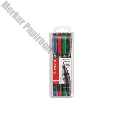Alkoholos marker STABILO 841 S 4 darabos