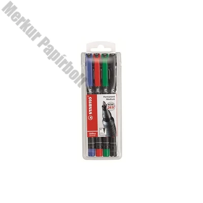 Alkoholos marker STABILO 843 M 4 darabos