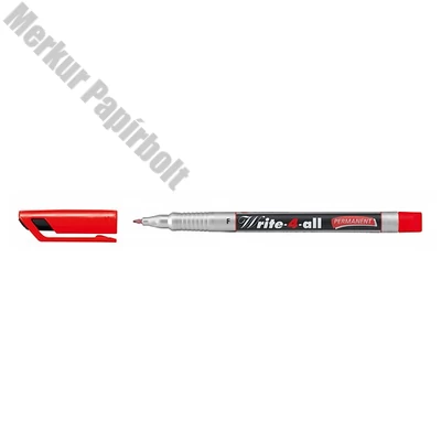 Alkoholos marker STABILO Write-4-All F piros