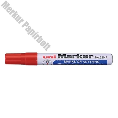 Alkoholos marker UNI No.520 olajbázisú piros