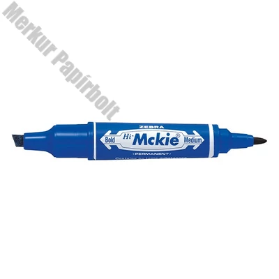 Alkoholos marker kétvégű ZEBRA Hi-Mckie 2,0-4,0 mm kék