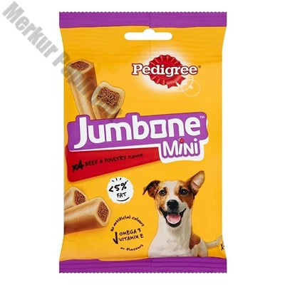 Állateledel jutalomfalat PEDIGREE Jumbone Mini kutyáknak marha 160 g