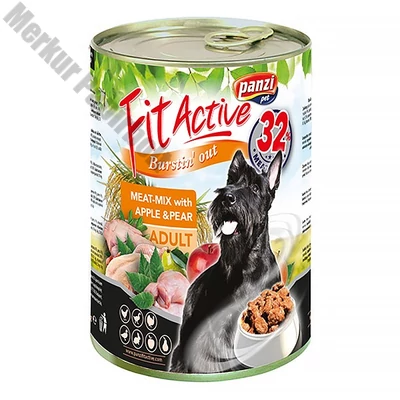 Állateledel konzerv PANZI FitActive kutyának hús-mix 1240 g