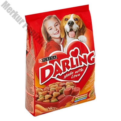 Állateledel száraz DARLING kutyáknak hússal és zöldséggel 500 g