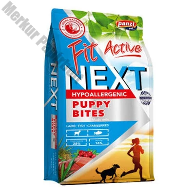 Állateledel száraz PANZI FitActive Next Hypoallergén kölyök kutyáknak hal és bárányhús 3 kg