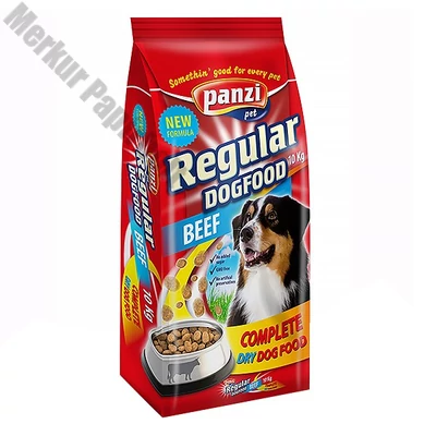 Állateledel száraz PANZI Regular kutyáknak marhahússal 10 kg