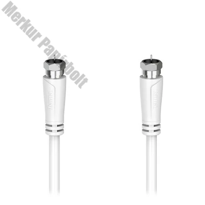 Antenna kábel HAMA F-F 90 dB 1,5m fehér
