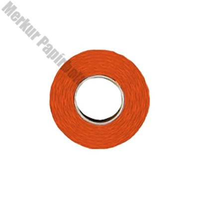 Árazószalag FORTUNA 25x12 mm perforált piros 10 tekercs/csomag