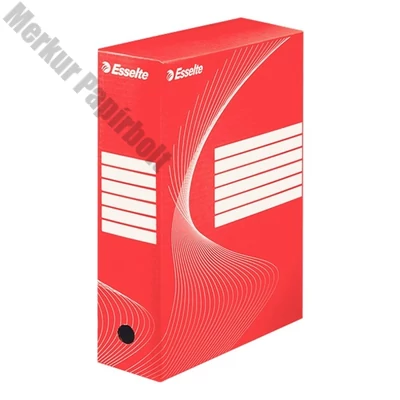 Archiváló doboz ESSELTE A/4 100 mm karton piros