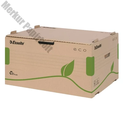 Archiváló konténer dobozoknak ESSELTE Eco 439x259x340 mm előre nyíló tetővel barna