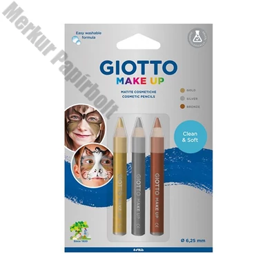 Arcszínező ceruza GIOTTO metál 6 darabos