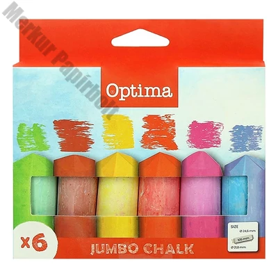 Aszfaltkréta OPTIMA Jumbo 6 darabos