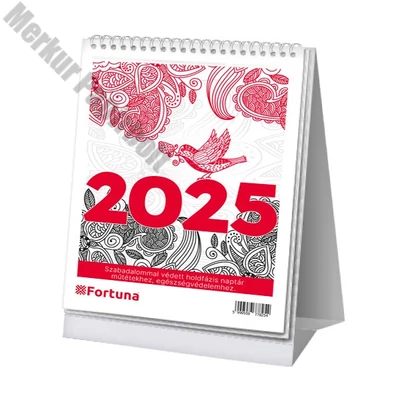 Asztali naptár FORTUNA BA21 holdfázissal 2026.