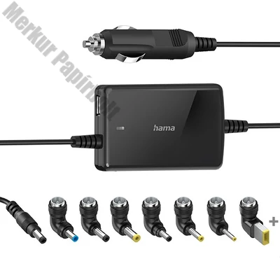 Autós notebook töltő HAMA Slim&Light univerzális 15-19V 70W