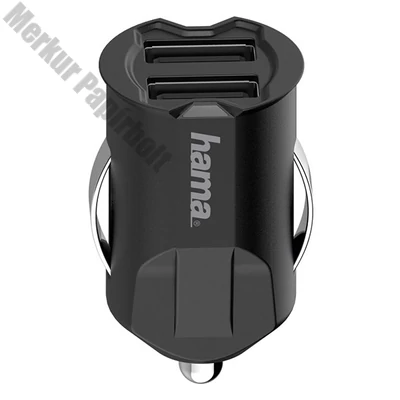 Autós töltő HAMA 2xUSB 2,1A 10,5W