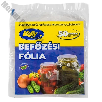 Befőzési fólia KELLY 17x17 cm 50 darabos