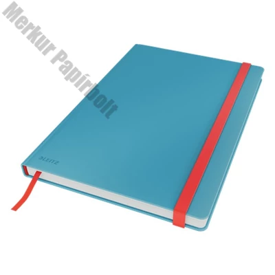 Beírókönyv vonalas LEITZ B/5 80 lapos Cosy Soft Touch keményfedeles nyugodtkék